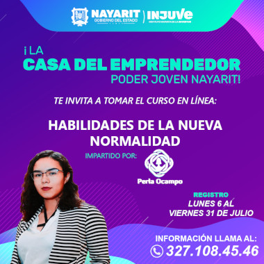 Invita INJUVE a curso-taller en l&iacute;nea &lsquo;Habilidades de la nueva normalidad&rsquo;