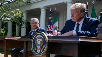 Acuerdo AMLO-Trump por la paz, salud y prosperidad