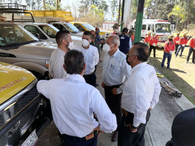 Organizaci&oacute;n institucional para en Tepic combatir incendios