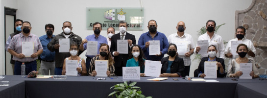 Suscriben IEEN y organismos empresariales convenio de colaboraci&oacute;n en materia pol&iacute;tico-democr&aacute;tica 