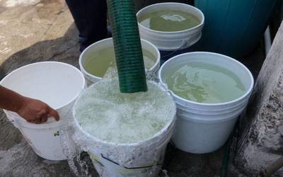 Cerca la rebeli&oacute;n de tepicenses desesperados por falta de agua