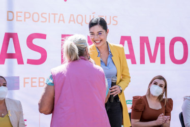 Geraldine, alcaldesa eficiente