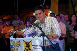 Santiago, con Pavel Jarero