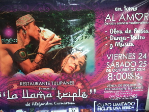 La compa&ntilde;&iacute;a Nierika Teatro pondr&aacute; en escena &ldquo;La llama triple&rdquo;