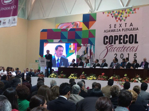 Legisladores nayaritas presentes en plenaria de COPECOL en Zacatecas