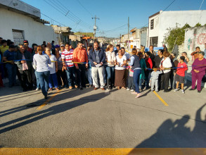 Ahora en la colonia L&oacute;pez Mateos, Polo inaugura obra  