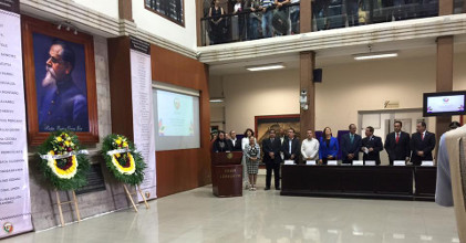 Inaugura Congreso exposici&oacute;n itinerante nayaritas del muro de honor 