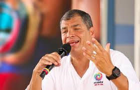 Ecuador, rafaelcorre&iacute;sta, all&iacute;, rifa la izquierda