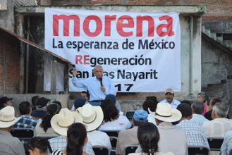 Trabajamos para crear un futuro s&oacute;lido a nuestros hijos y nietos: Navarro Quintero