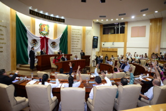 Oficialmente Polo Dom&iacute;nguez es el presidente del Congreso del Estado