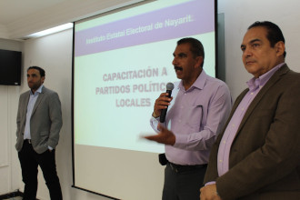 Capacita IEEN a representantes de partidos pol&iacute;ticos locales