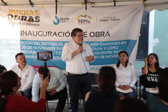 A domicilios de dos calles de la colonia Zapata ya no les faltar&aacute; el agua