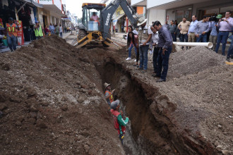 A un mes, avance del 30 por ciento registra rehabilitaci&oacute;n de calles en Tepic
