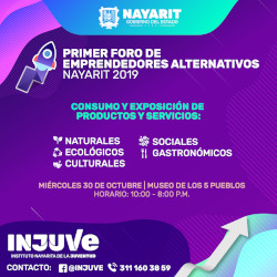 INJUVE realizar&aacute; el Primer Foro de Emprendedores Alternativos de Nayarit 2019