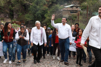 Promesas que pronto ser&aacute;n realidad, dej&oacute; el presidente en su s&eacute;ptima visita a Nayarit