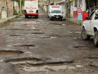El sempiterno problema de los baches en Tepic