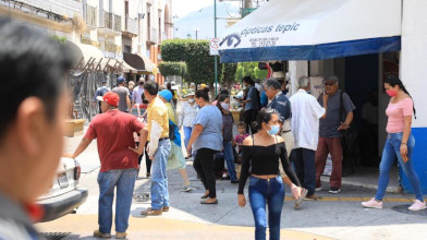 Tepique&ntilde;os se rebelan, sin miedo al coronavirus