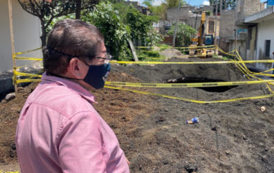 Los baches en las calles de Tepic, una realidad muy palpable