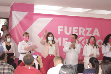Orgullosa de su origen ind&iacute;gena la aspirante a gobernadora de Fuerza por M&eacute;xico