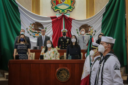 Honra Congreso labor de la Marina Armada de M&eacute;xico 