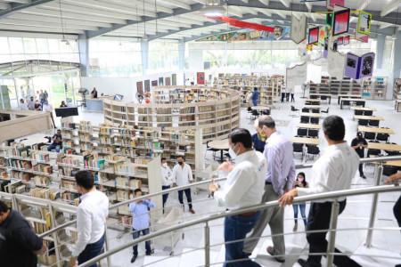 Biblioteca de La Alameda ahora es el moderno centro cultural &lsquo;Jos&eacute; Sol&oacute;n Arg&uuml;ello&rsquo; 