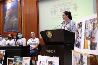 Sensible Poder Legislativo ante el dolor de familias con personas desaparecidas 