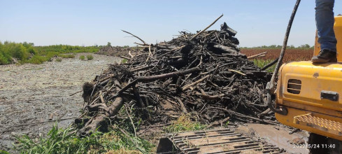 Instancias estatales y federales previenen inundaciones al norte de Nayarit